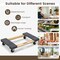 Costway; Costway 30''×18'' Furniture Dolly Moving Carrier Mover Handle Casters 1000lbs Capacity; Category:Storage Carts; Image:6